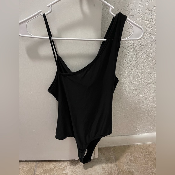 2 Saints Black Asymmetrical Body Suit - Picture 3 of 5